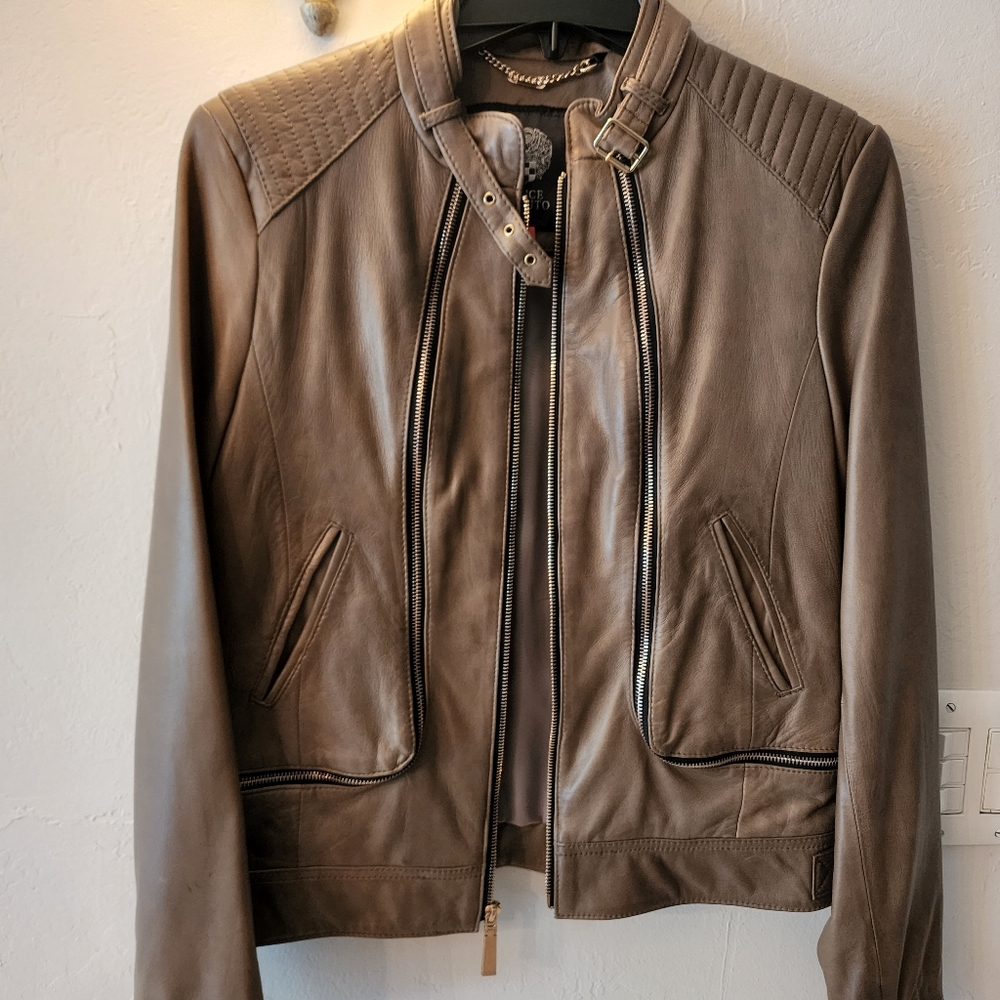Leather jacket